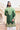 Ombre Green kurta with multi-colored resham work