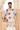 Gray floral digital print kurta set