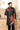 Men's Black Jaguar Printed Kurta