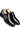 Enzo Black Pure Leather Monk Shoes