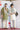 Limerick Glow Kurta Set – Limerick Green with White Hand Embroidery