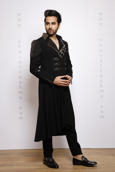 Studs and Plumeau Designer Gown for Men