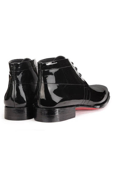 Goodyear Welted Lace Black Shoes for Men