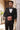 Black Embroidered Studs Tuxedo Set