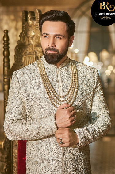 EMRAAN HASHMI in Our Ivory Sherwani - Bharat Reshma