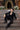 Black tuxedo with cutdana embellishments