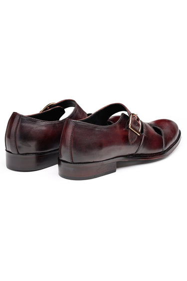 Stylish Leather Monk Strap Shoes for Men