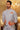 Gray carnival floral waistcoat kurta set