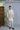 White Mirror Work Embroidered Jacket with Kurta Set