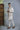 White Mirror Work Embroidered Jacket with Kurta Set