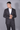 Gray full sleeve Classic formal suit