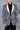 Black Full Sleeve Maze Printed Tuxedo