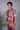 Peach 2 Piece in Linen base with Resham embroidery