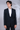 Designer Blue Side Pleated Drape Suit