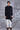 Designer Navy Blue Drape style indo-western