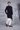 Designer Navy Blue Drape style indo-western