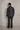 Modern Chain-Trimmed Gray Suit with Retro Flair