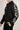 Black Magna Suiting Hand Paint Jacket