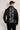 Black Magna Suiting Hand Paint Jacket