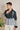 Grey Satin Digital Print Bomber Jacket