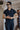 Designer Black deer embroidery partywear Co-ord Set