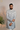 Blue hand embroidered kurta pant