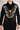 Designer Black Full Sleeve Shirt with Hand-Painted Eagle
