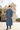 Blue Raw Silk Embroidered Sherwani Set