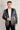 Black oneline digital print Blazer