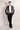 Black oneline digital print Blazer