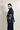 Blue Embroidered Silver Zari Work Tuxedo Set