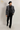 Velvet Embroidered Cutdana Work Gray Tuxedo Set