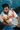 Men's White Shirt with Multicolor Digital Print