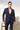 blue tuxedo with decorative embellishments