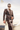 Brown tuxedo with Black Zari embellishments