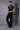 Black Half Sleeve Thread Embroided Shirt
