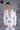 White Tuxedo highlight with Zari thread embroidery