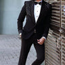 DHEERAJ DHOOPAR in Our Black Designer 2 Piece Suit for Men - Bharat Reshma