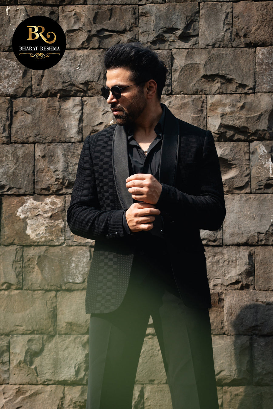 Rithvik Dhanjani in Our Premium Black 3 Piece suit