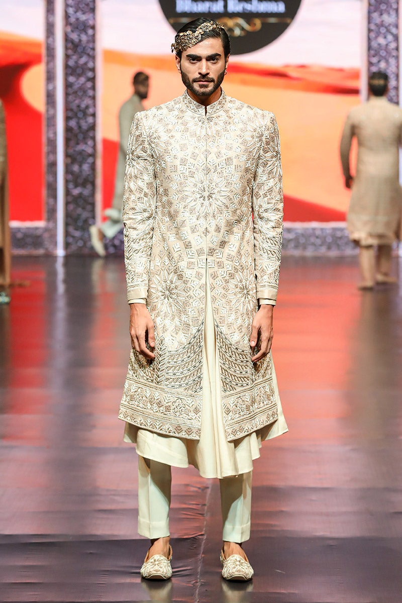 Indo Western Designer Sherwani for Groom