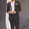 MANOJ BAJPYEE In Our Black 2 Piece Suit for Men - Bharat Reshma