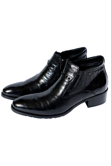 Highbrow Black Bison Boots