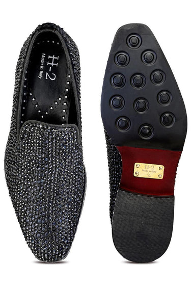 Silver Stone Loafers