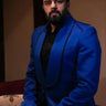 MANIESH PAUL in Our Blue Designer 2 Piece Suit - Bharat Reshma