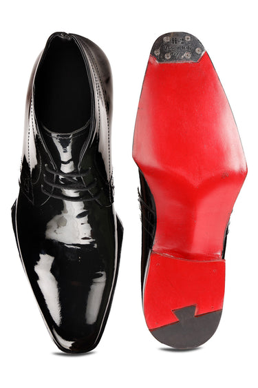 Goodyear Welted Lace Black Shoes for Men