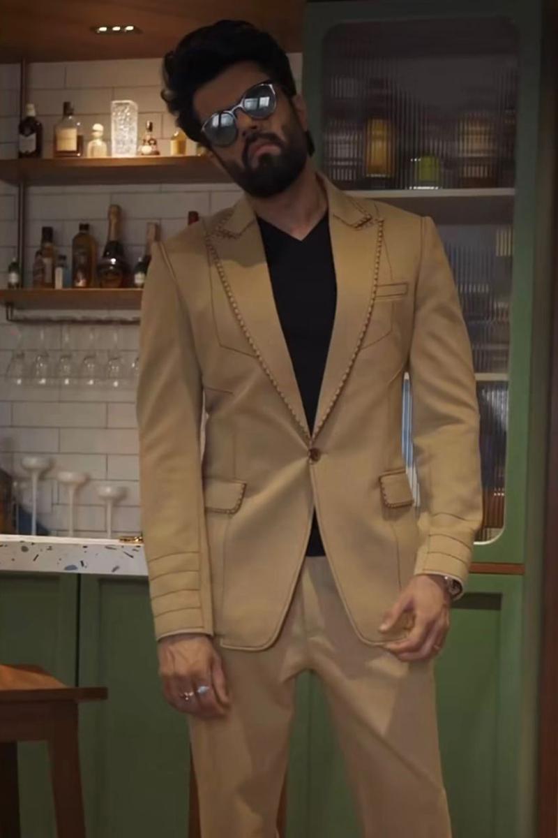Manish in Our Brown Designer 2 Piece Suit