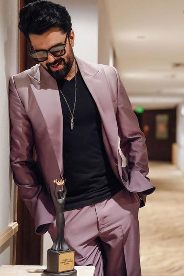 MANISH PAUL in Our Designer Ombre 2 Piece Suit - Bharat Reshma
