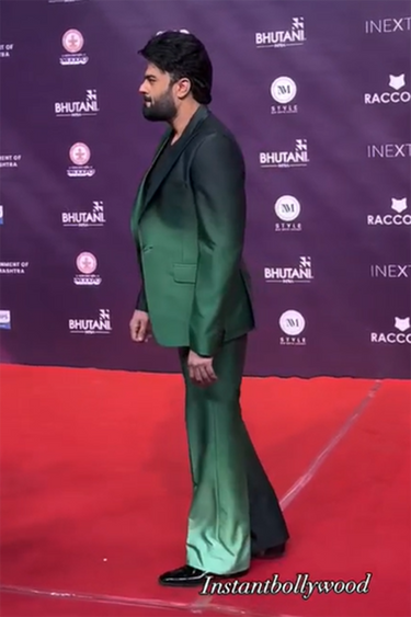 MANISH PAUL in Our Ombre Green 2 Piece Suit - Bharat Reshma