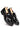 Black Patent Leather Loafers with Velvet Strap Detailing