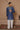 Indigo etch kurta set - Bharat Reshma